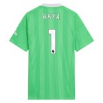 Günstige Fußballtrikots Arsenal Raya 1 Torwart 2025-26 Grüne Kurzarm